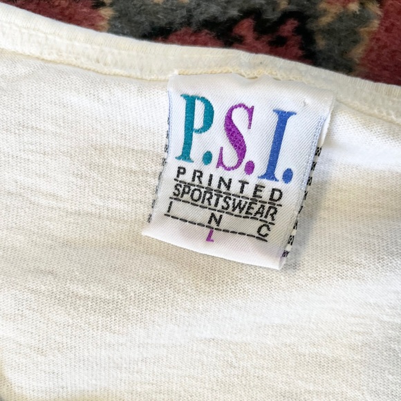 Vintage PSI Printed Sportswear T Shirt - Picture 4 of 5